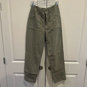 Mother Jeans High Waisted Curbside Utility Sneak Spoiler Alert